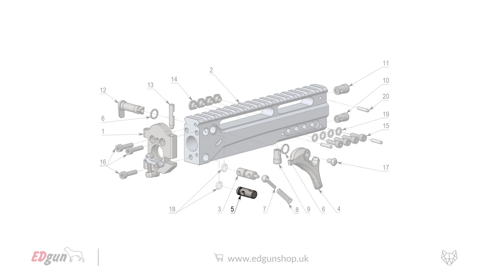 Leshiy 2 · Spare Parts: Receiver LSA2410005