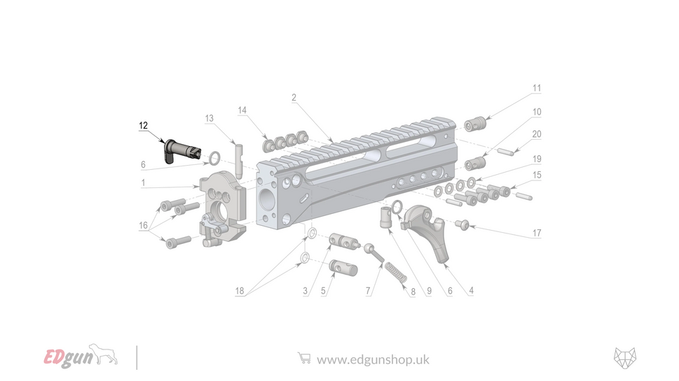 Leshiy 2 · Spare Parts: Receiver LSA24100012