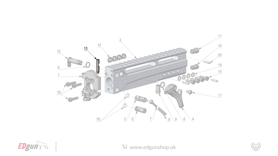 Leshiy 2 · Spare Parts: Receiver LSA24100013