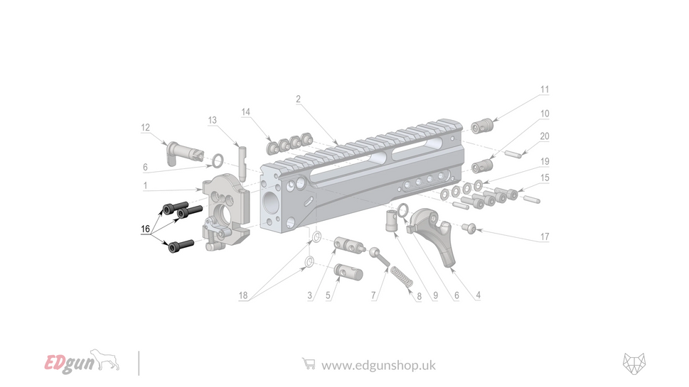 Leshiy 2 · Spare Parts: Receiver LSA24100016